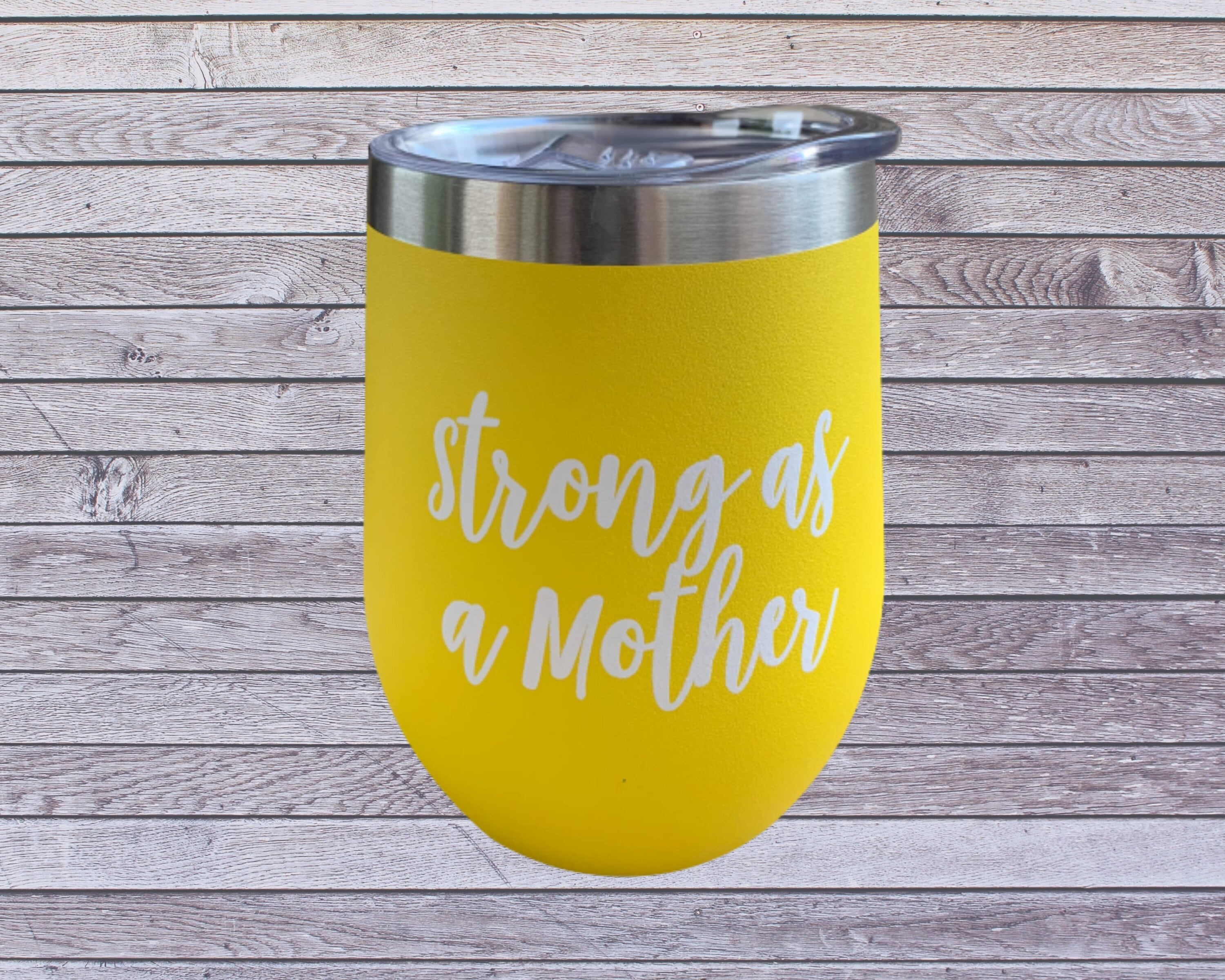 Strong as a Mother Rose Tumbler - Savvy Mom and Co.