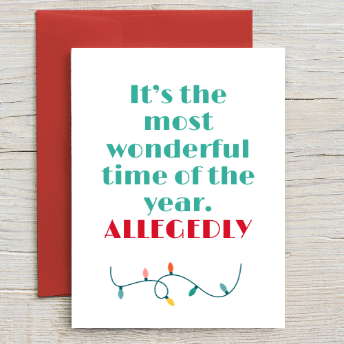 It's The Most Wonderful Time. Allegedly